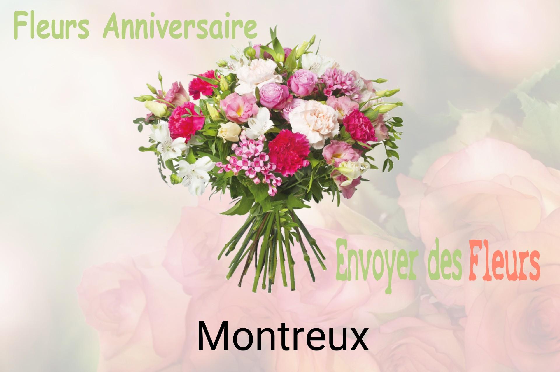 Bouquet de fleurs d’anniversaire livré à Montreux